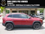 2015 Deep Cherry Red Crystal Pearl Jeep Cherokee Trailhawk 4x4 #114216513