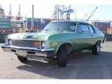 1973 Light Green Metallic Chevrolet Nova Coupe #114243148