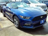 2016 Deep Impact Blue Metallic Ford Mustang EcoBoost Premium Convertible #114280048