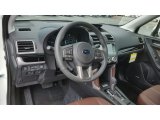 2017 Subaru Forester 2.5i Touring Saddle Brown Interior