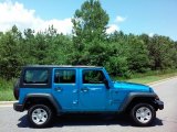 2016 Hydro Blue Pearl Jeep Wrangler Unlimited Sport 4x4 RHD #114326367