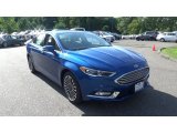Lightning Blue Ford Fusion in 2017