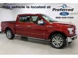 2016 Ruby Red Ford F150 Lariat SuperCrew 4x4 #114354701