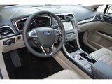 2017 Ford Fusion SE Medium Light Stone Interior