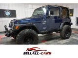 2002 Patriot Blue Pearl Jeep Wrangler X 4x4 #114381919