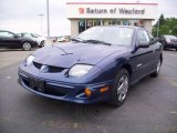 2002 Indigo Blue Metallic Pontiac Sunfire SE Coupe #11406735