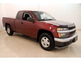 2007 Deep Ruby Red Metallic Chevrolet Colorado LT Extended Cab #114485565