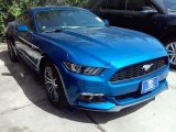 2017 Lightning Blue Ford Mustang Ecoboost Coupe #114485284