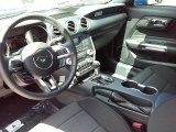 2017 Ford Mustang V6 Coupe Ebony Interior