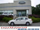 2009 White Suede Ford Focus SE Sedan #11402876
