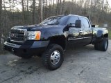 2013 Onyx Black GMC Sierra 3500HD Denali Crew Cab 4x4 Dually #114645988