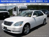 Crystal White Lexus LS in 2006