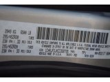 2012 Grand Cherokee Color Code for Bright Silver Metallic - Color Code: PS2