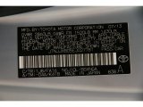 2014 iQ Color Code for Series Unique Silver Ignition - Color Code: 1J8