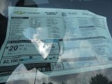 2017 Chevrolet Camaro SS Convertible Window Sticker