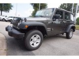 2016 Granite Crystal Metallic Jeep Wrangler Unlimited Sport 4x4 #114756119