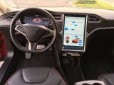 2014 Tesla Model S P85D Performance Dashboard