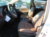2016 Toyota Sienna Limited AWD Chestnut Interior