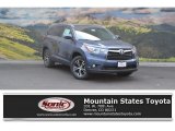 2016 Shoreline Blue Pearl Toyota Highlander XLE #114815749