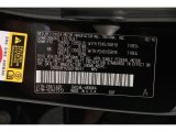 2016 Highlander Color Code for Midnight Black Metallic - Color Code: 218