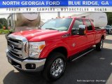2016 Race Red Ford F350 Super Duty Lariat Crew Cab 4x4 #114864077