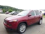 2017 Deep Cherry Red Crystal Pearl Jeep Cherokee Limited 4x4 #114864294