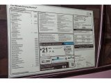 2017 BMW X3 xDrive35i Window Sticker
