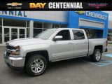 2016 Silver Ice Metallic Chevrolet Silverado 1500 LT Crew Cab 4x4 #114947785