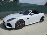 Glacier White Jaguar F-TYPE in 2017