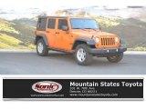 2012 Crush Orange Jeep Wrangler Unlimited Sport 4x4 #114947709