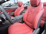 2017 Mercedes-Benz S 550 Cabriolet designo Bengal Red/Black Interior