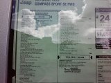 2017 Jeep Compass Sport SE Window Sticker