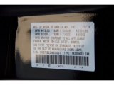 2017 Accord Color Code for Crystal Black Pearl - Color Code: NH731P