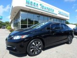 2013 Crystal Black Pearl Honda Civic EX-L Sedan #115067739