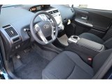 2017 Toyota Prius v Three Black Interior