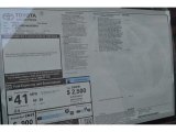 2017 Toyota Prius v Five Window Sticker