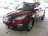 2017 Siren Red Tintcoat Chevrolet Traverse LT #115128508