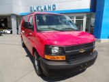 2017 Red Hot Chevrolet Express 2500 Cargo WT #115128138