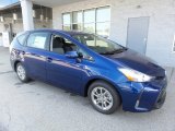 2017 Toyota Prius v Blue Ribbon Metallic