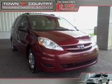 2007 Salsa Red Pearl Toyota Sienna LE #11506123