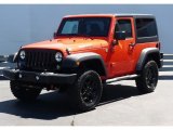 2015 Sunset Orange Pearl Jeep Wrangler Sport 4x4 #115230625