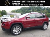 2017 Deep Cherry Red Crystal Pearl Jeep Cherokee Limited 4x4 #115273177