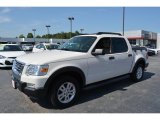 2008 Ford Explorer Sport Trac White Suede