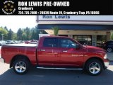 Deep Cherry Red Crystal Pearl Dodge Ram 1500 in 2012