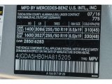 2017 GLE Color Code for Iridium Silver Metallic - Color Code: 775