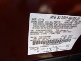 2016 Taurus Color Code for Bronze Fire - Color Code: H9