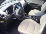 2017 Hyundai Santa Fe Ultimate AWD Beige Interior