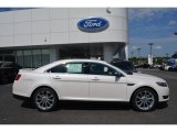 White Platinum Ford Taurus in 2016