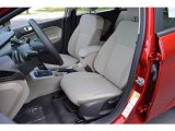 2016 Ford Fiesta SE Hatchback Medium Light Stone Interior