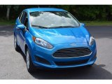2016 Blue Candy Metallic Ford Fiesta SE Sedan #115370885